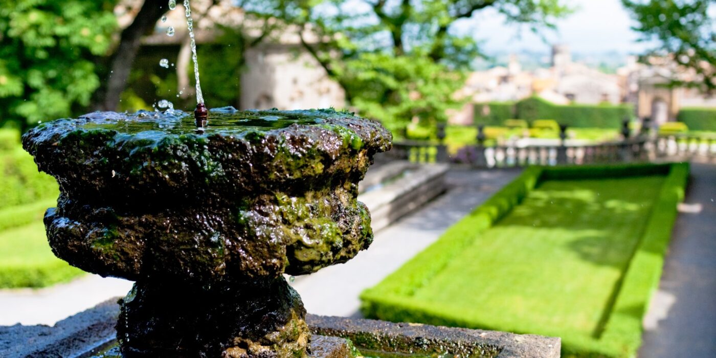 Italian garden of Villa Lante at Viterbo